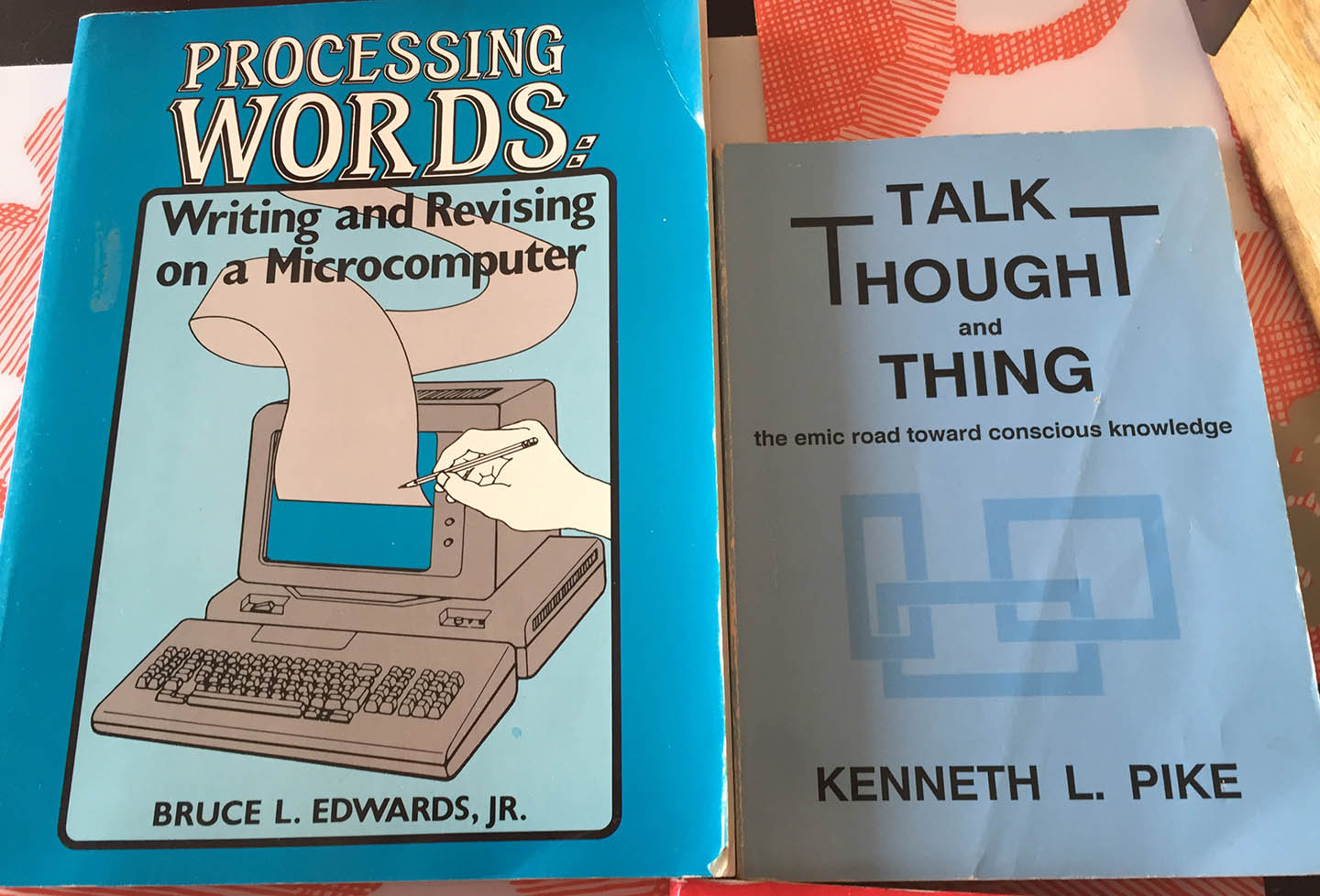 Processing Words, my dad's textbook about writing with a computer!