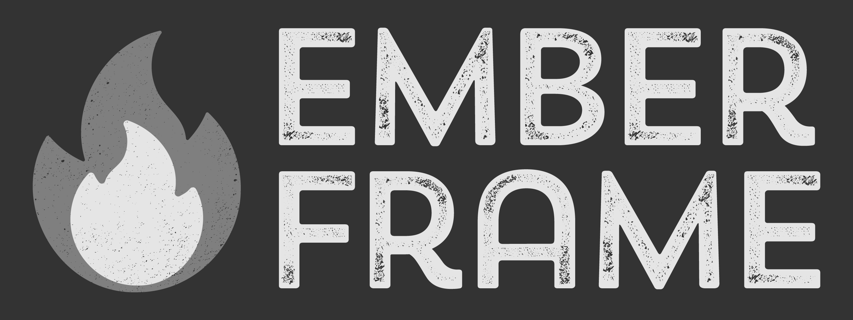 Ember Frame Logo - White