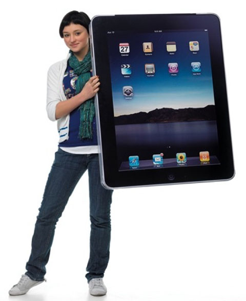 A giant iPad