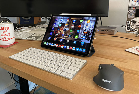 iPad on a Desk