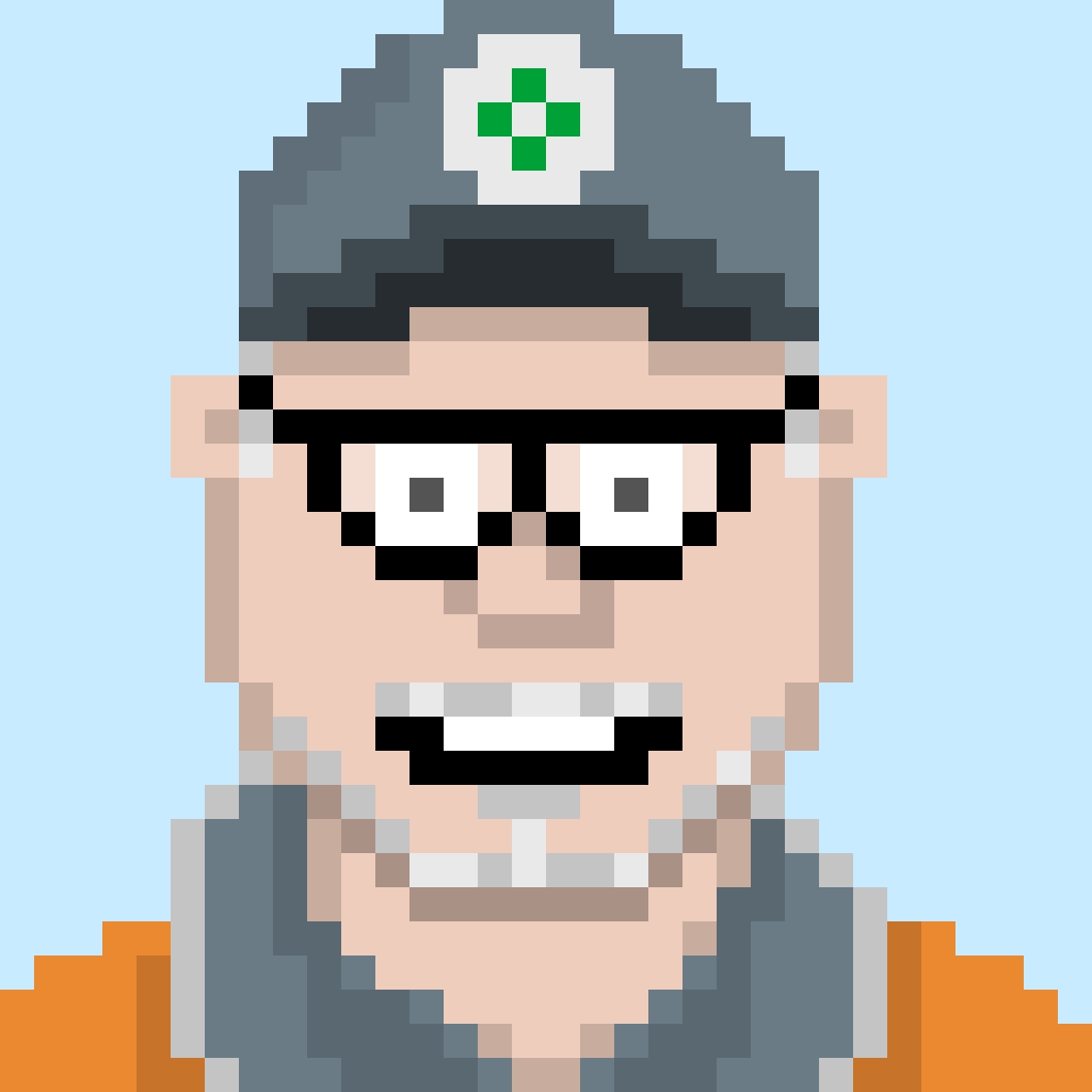 Pixel Portrait of Bruce