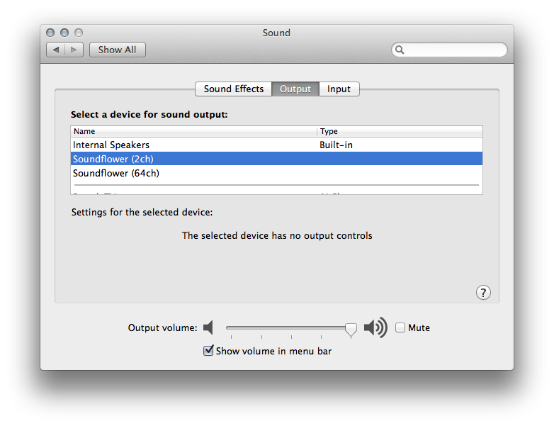 OSX System Sound